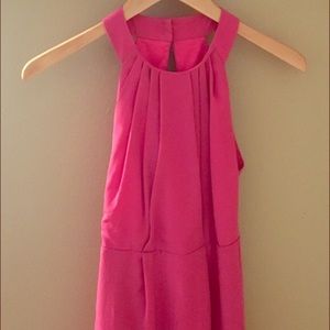 Sz 0 Pink BCBG Open Back Cocktail Dress